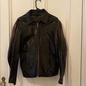 Wilson’s Leather Men’s Leather Jacket - black size medium